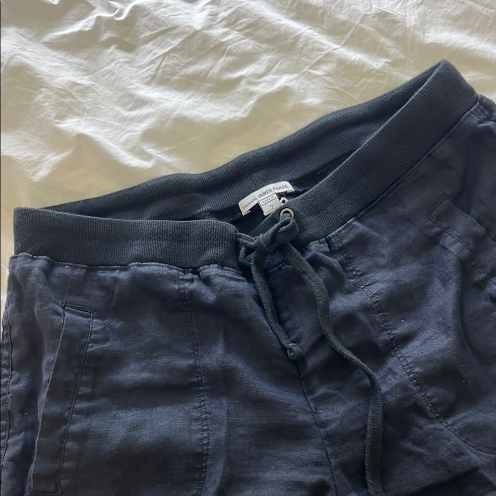 James Perse Charcoal Drawstring Lounge Pants